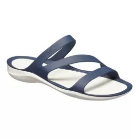 Crocs Swiftwater women's flat sandal 203998 462 blue white