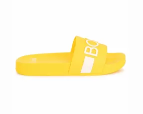 Hugo Boss Kid's J29274 535 Logo Slider Yellow