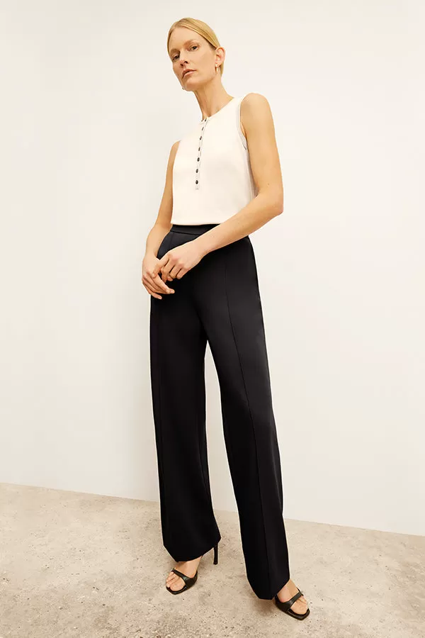 Jordan Trouser - Light Ponte :: Black