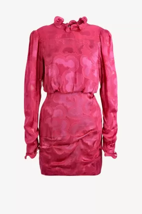 Kleid Rina-B in Pink Flambe